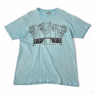 1989 Hilton Head Island S.C. Light blue tee